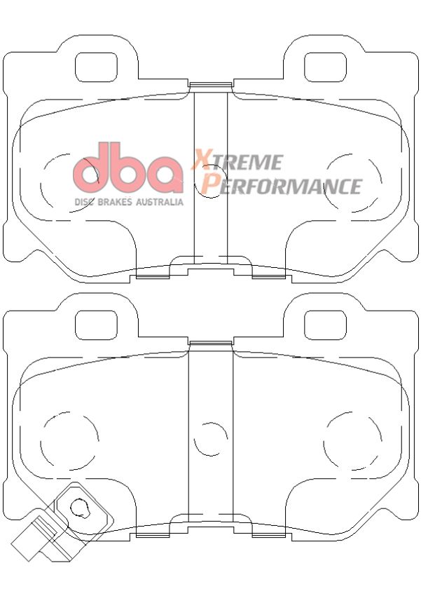 Disc Brakes Australia DB2401XP Rear Xtreme Performance Brake Pads