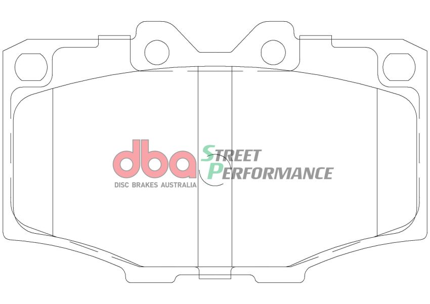 Disc Brakes Australia DB288SP Front Street Performance Brake Pads