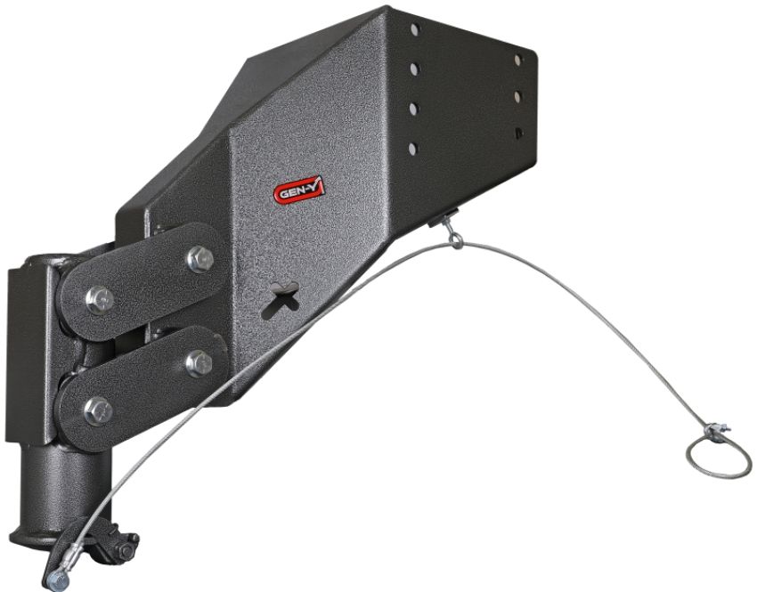 GEN-Y Hitch GH-8076AL Gen-Y Executive Torsion-Flex Auto Rhino 5th Wheel Pin Box Rep w/Gooseneck 2-5/16in Coupler