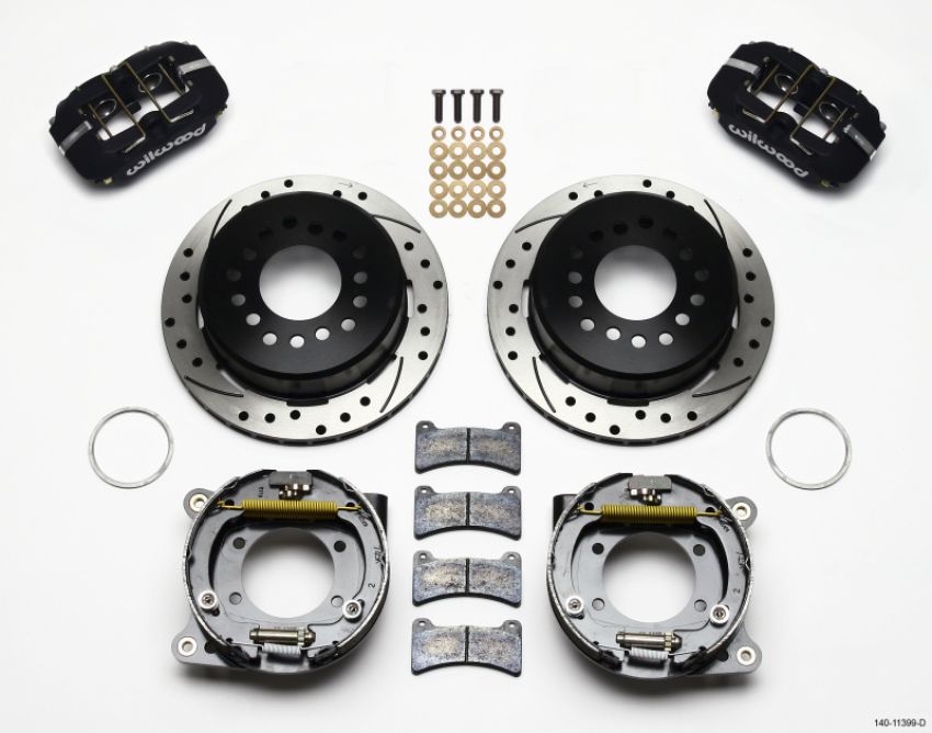 Wilwood 140-11399-D Dynapro Low-Profile 11.00in P-Brake Kit Drilled 93-97 Camaro/Firebird 2.75in Offset