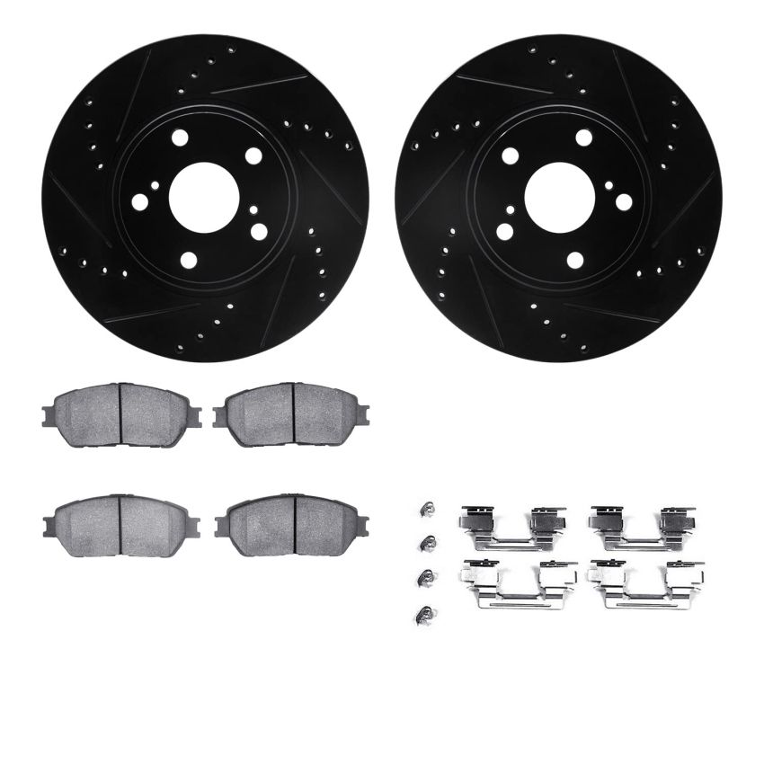Dynamic Friction 8512-76061 Rotor Kit
