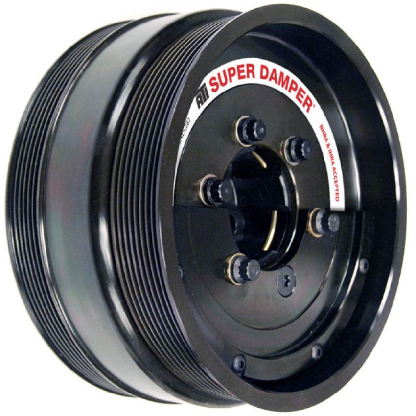 ATI ATI918887 Damper - 8.48in - Steel - 8 & 6 Grv - Ford 6.4 - Powerstroke - 08-10 - Ext Bal - 3 Ring - Diesel
