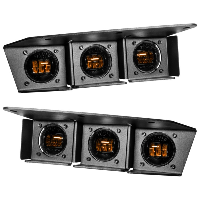 Oracle Lighting 5890-005 ORACLE Lighting 2021-2024 Ford Bronco Triple LED Fog Light Kit for Steel Bumper