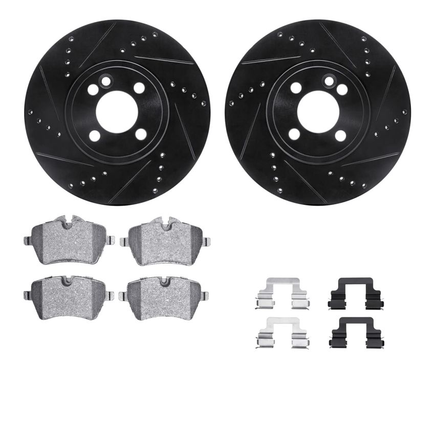Dynamic Friction 8612-32007 Rotor Kit