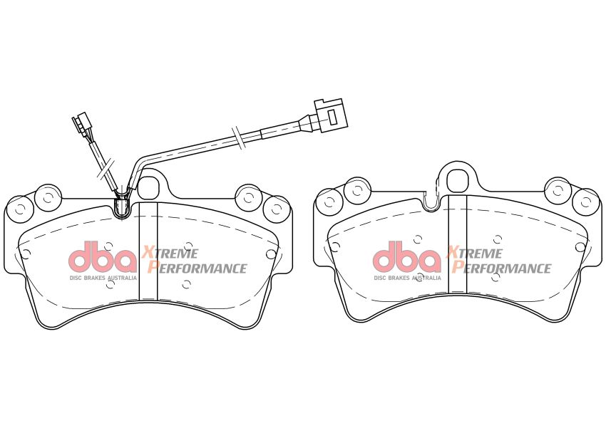 Disc Brakes Australia DB7878XP Front Xtreme Performance Brake Pads