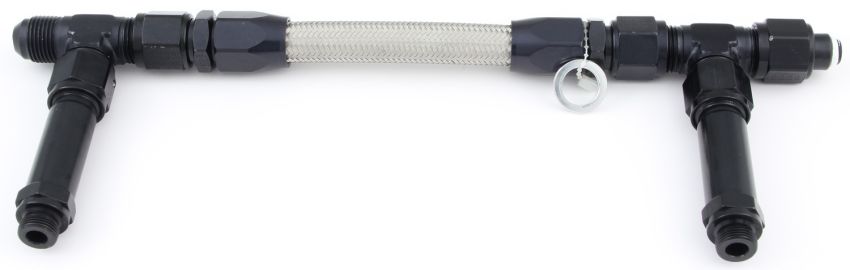 FRAGOLA FRG920006-BL #6 Fuel Line Kit 9/16-24 Dual Inlet Demon