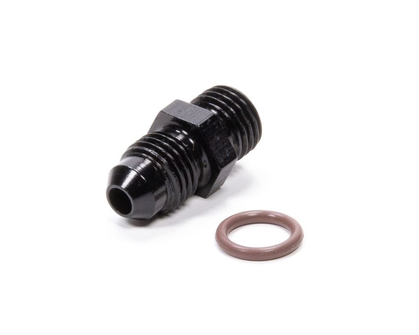 FRAGOLA FRG495125-BL #4 x 7/16-20 (#4) Radius O-Ring Fitting Black