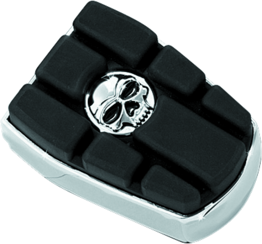 Kuryakyn 4405 Zombie Brake Pedal Pad For FX Models Chrome
