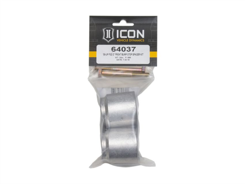 ICON 64037 2005+ Ford F-250/F-350 2in Front Bump Stop Spacer Kit