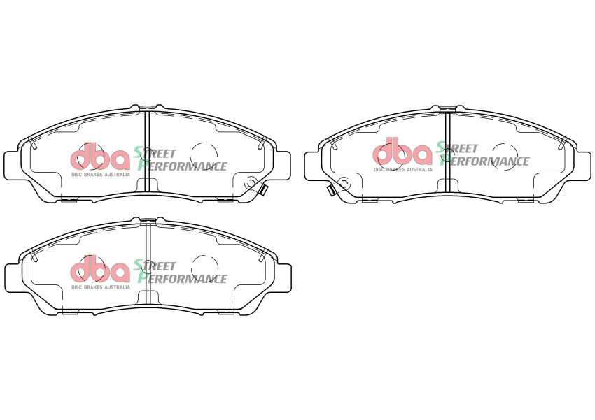 Disc Brakes Australia DB8396SP Front Street Performance Brake Pads