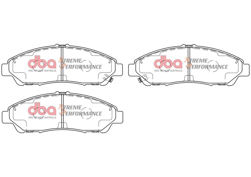 Disc Brakes Australia DB8396XP Front Xtreme Performance Brake Pads