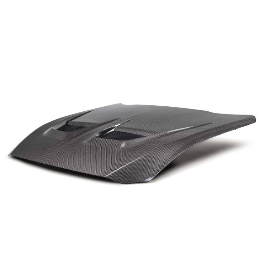 Anderson Composites AC-HD24FDMU-GTD-DS 2024 Ford Mustang Type-GTD Double Sided Carbon Fiber Hood