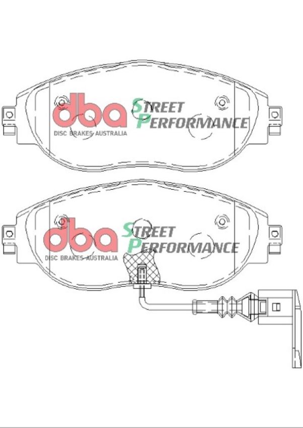 Disc Brakes Australia DB8849SP Front Street Performance Brake Pads
