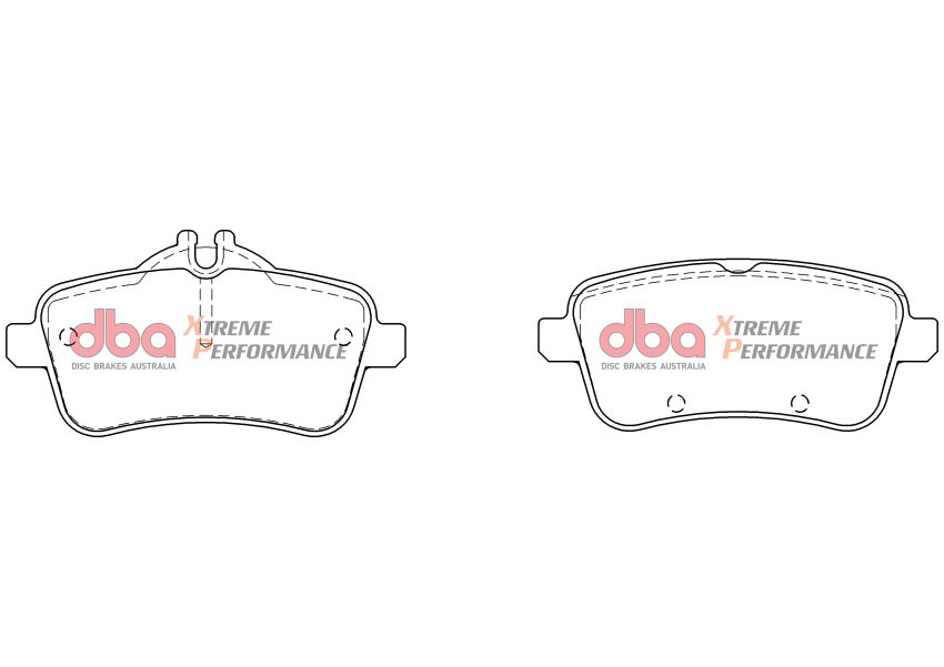 Disc Brakes Australia DB8880XP Rear Xtreme Performance Brake Pads