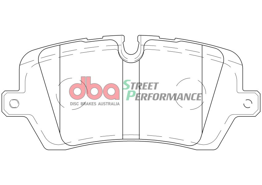 Disc Brakes Australia DB8919SP Rear Street Performance Brake Pads