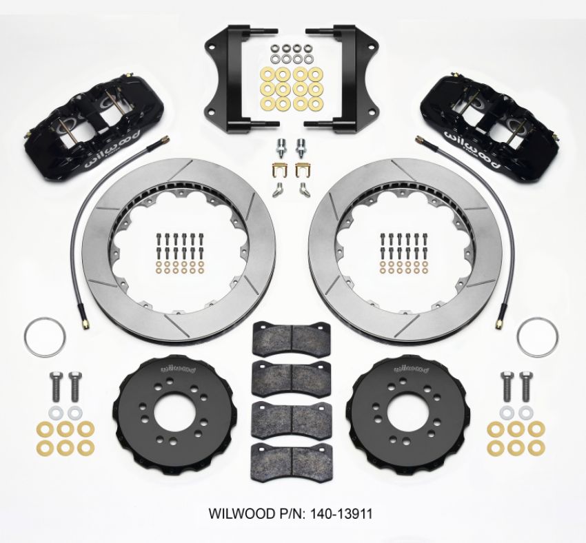Wilwood 140-13911 AERO6 Front Hat Kit 15.00 2014-up Corvette C7 w/Lines