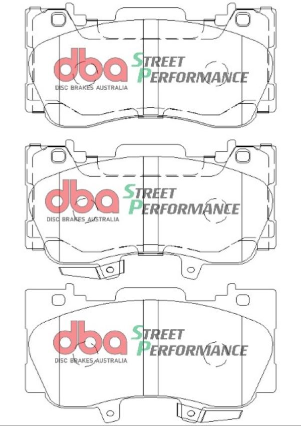 Disc Brakes Australia DB9011SP Front Street Performance Brake Pads