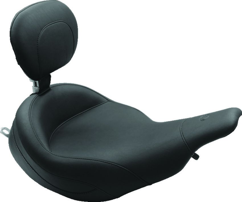 Mustang Motorcycle 76531 Mustang 04-08 Honda VTX1800N Wide Touring 2PC Seat - Black