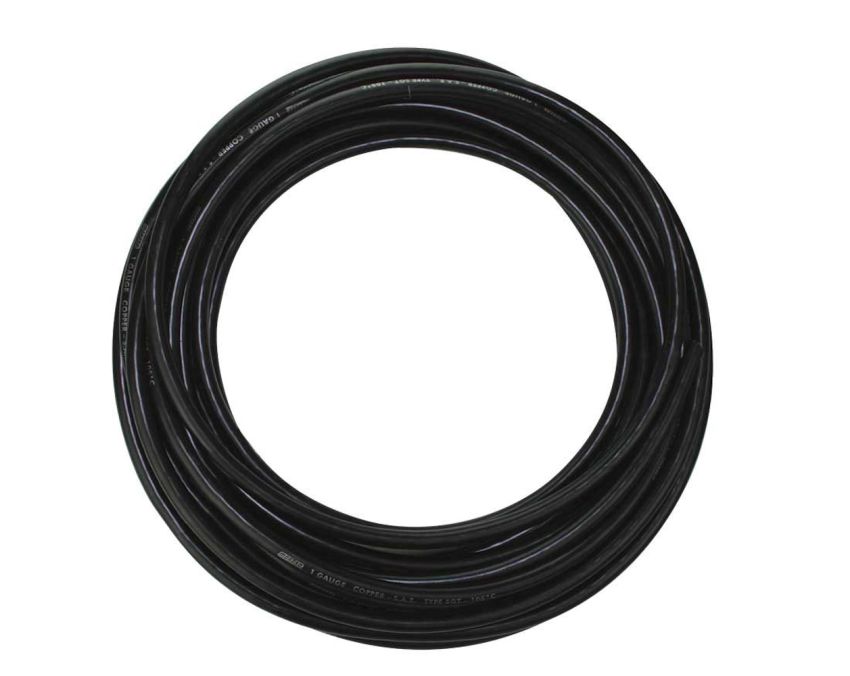 MOROSO MOR74071 1-Gauge Battery Cable 50ft w/Black Insulation