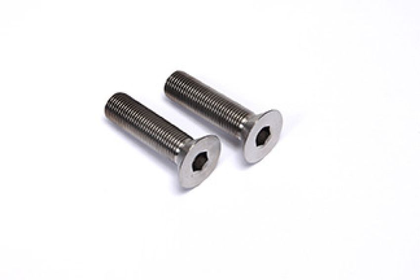 Ti22 PERFORMANCE TIP1084 Front Caliper Bolts 2pcs Titanium Tapered Heads