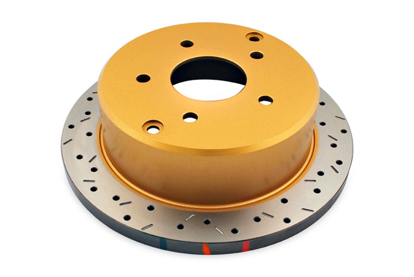 Disc Brakes Australia DBA4041XS Rear 4000 Series XS Gold Brake Rotor