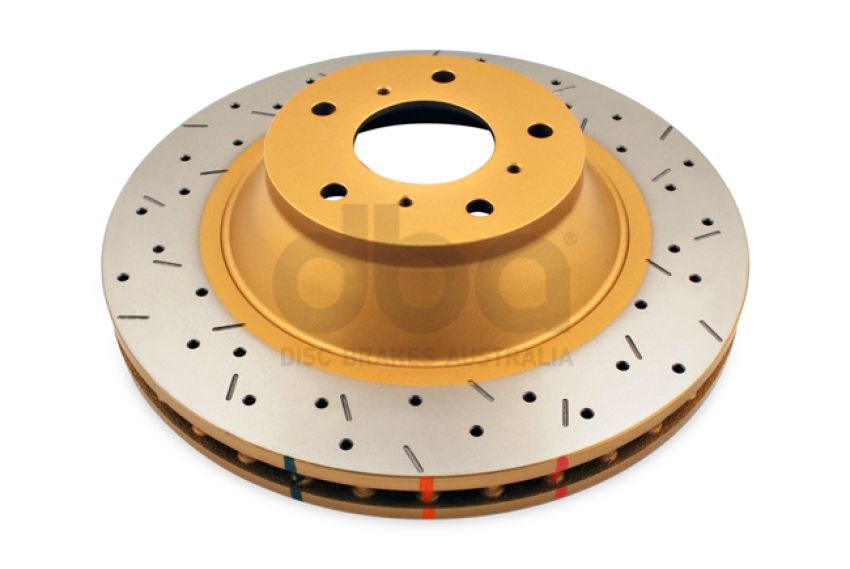Disc Brakes Australia DBA4055XS Front 4000 Series XS Gold Brake Rotor