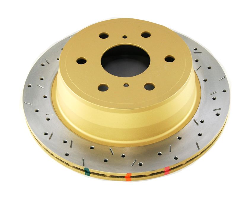 Disc Brakes Australia DBA42011XS Rear 4000 Series XS Gold Brake Rotor