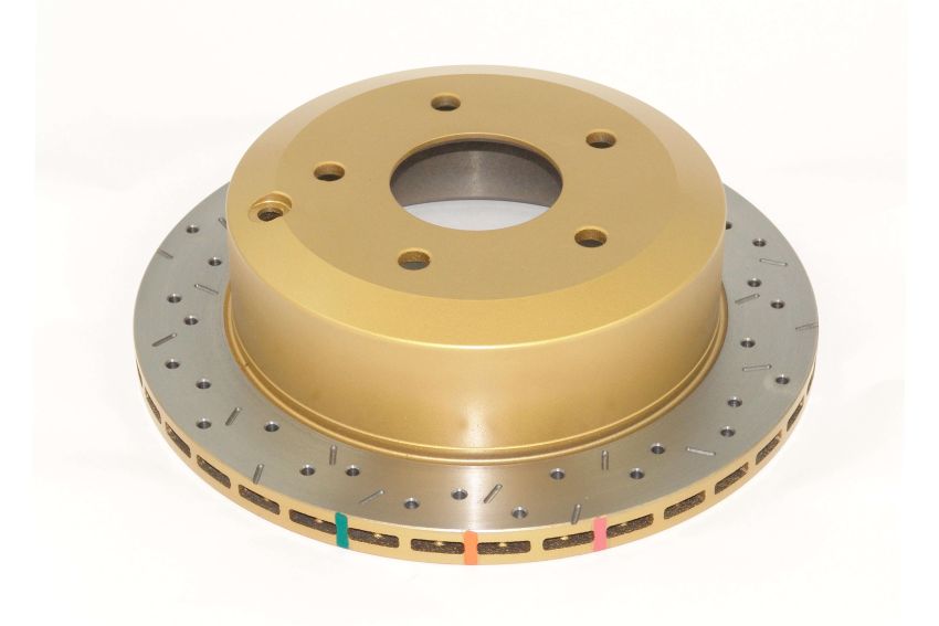 Disc Brakes Australia DBA42021XS Rear 4000 Series XS Gold Brake Rotor