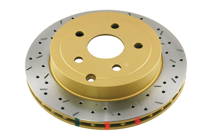 Disc Brakes Australia DBA42027XS Rear 4000 Series XS Gold Brake Rotor