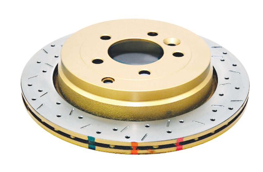Disc Brakes Australia DBA42091XS Rear 4000 Series XS Gold Brake Rotor