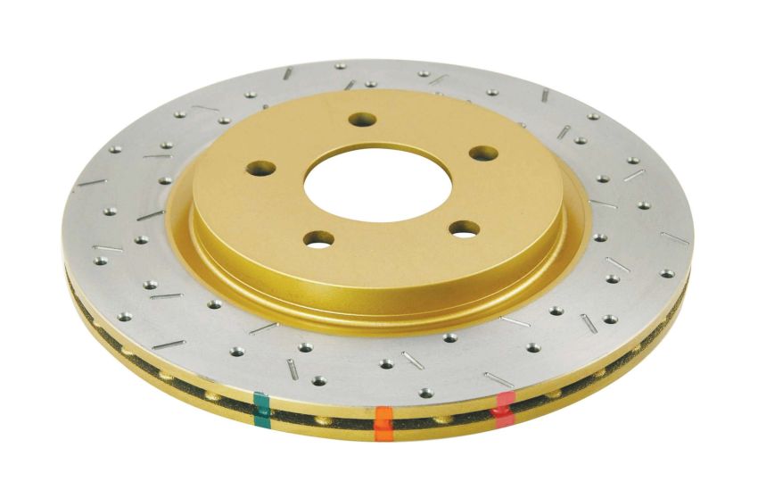 Disc Brakes Australia DBA42114XS Rear 4000 Series XS Gold Brake Rotor