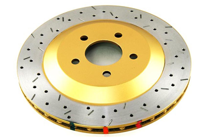 Disc Brakes Australia DBA42125XS Rear 4000 Series XS Gold Brake Rotor
