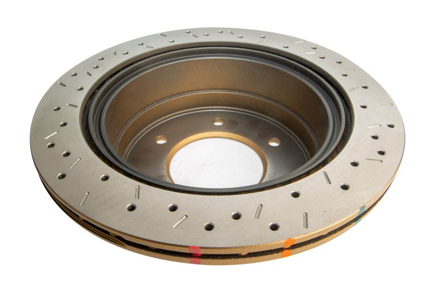 Disc Brakes Australia DBA42215XS Rear 4000 Series XS Gold Brake Rotor