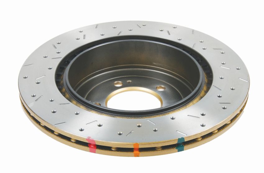 Disc Brakes Australia DBA42225XS Rear 4000 Series XS Gold Brake Rotor