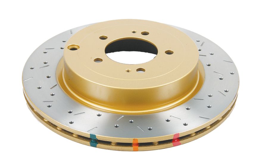 Disc Brakes Australia DBA42225XS Rear 4000 Series XS Gold Brake Rotor