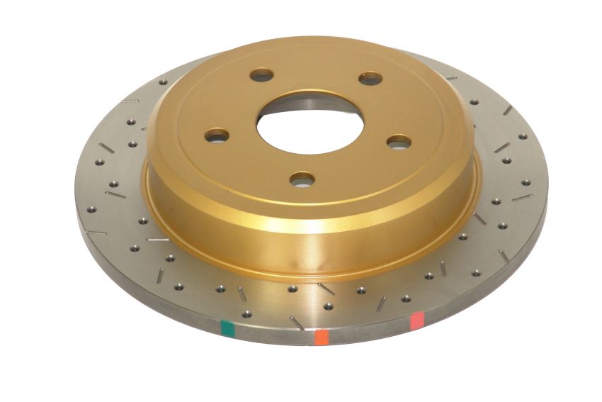 Disc Brakes Australia DBA42307XS Rear 4000 Series XS Gold Brake Rotor