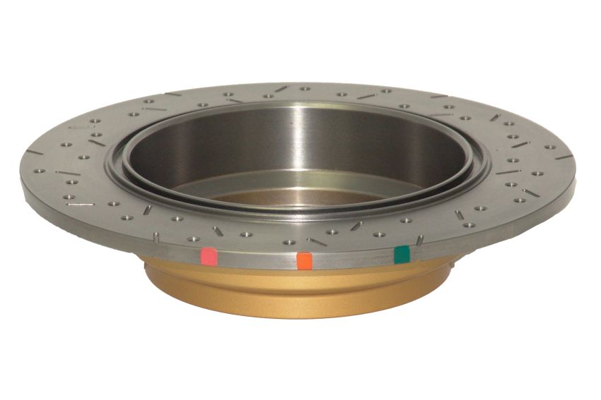 Disc Brakes Australia DBA42503XS Rear 4000 Series XS Gold Brake Rotor