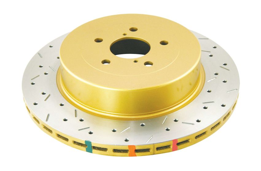 Disc Brakes Australia DBA42657XS Rear 4000 Series XS Gold Brake Rotor