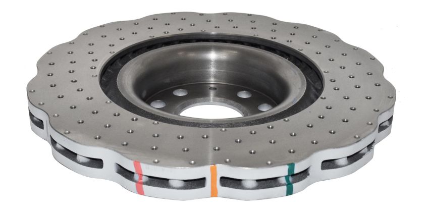 Disc Brakes Australia DBA42808WSLVXD Front 4000 Series XD Brake Rotor