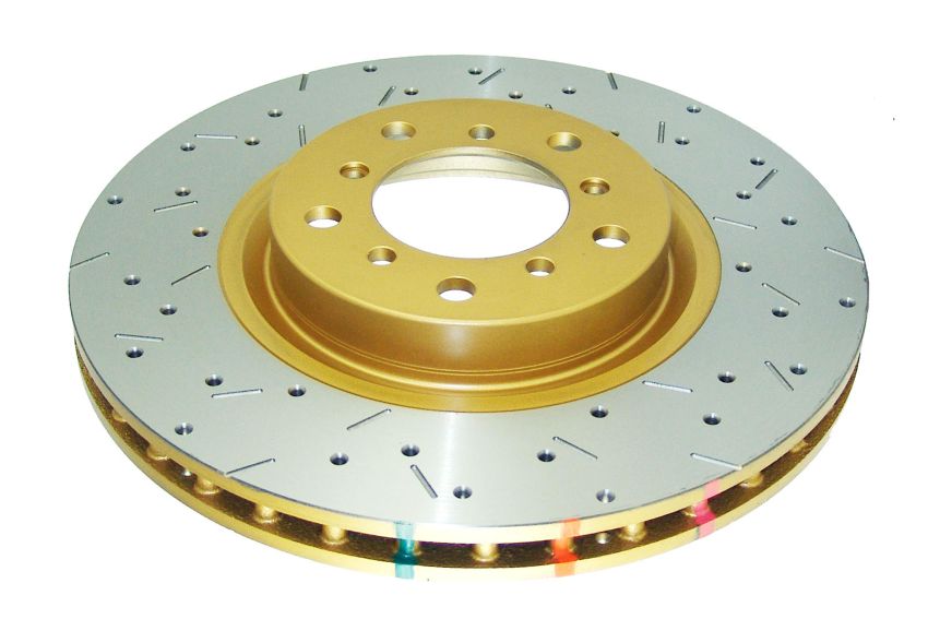 Disc Brakes Australia DBA42850XS Front 4000 Series XS Gold Brake Rotor