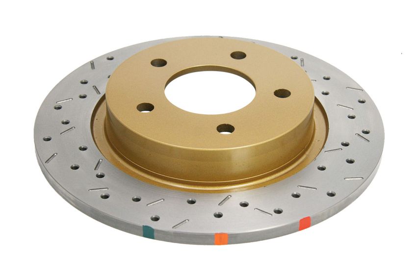 Disc Brakes Australia DBA42957XS Rear 4000 Series XS Gold Brake Rotor