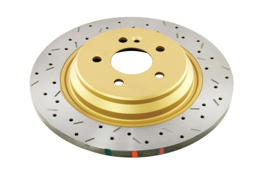 Disc Brakes Australia DBA4553XS Rear 4000 Series XS Gold Brake Rotor