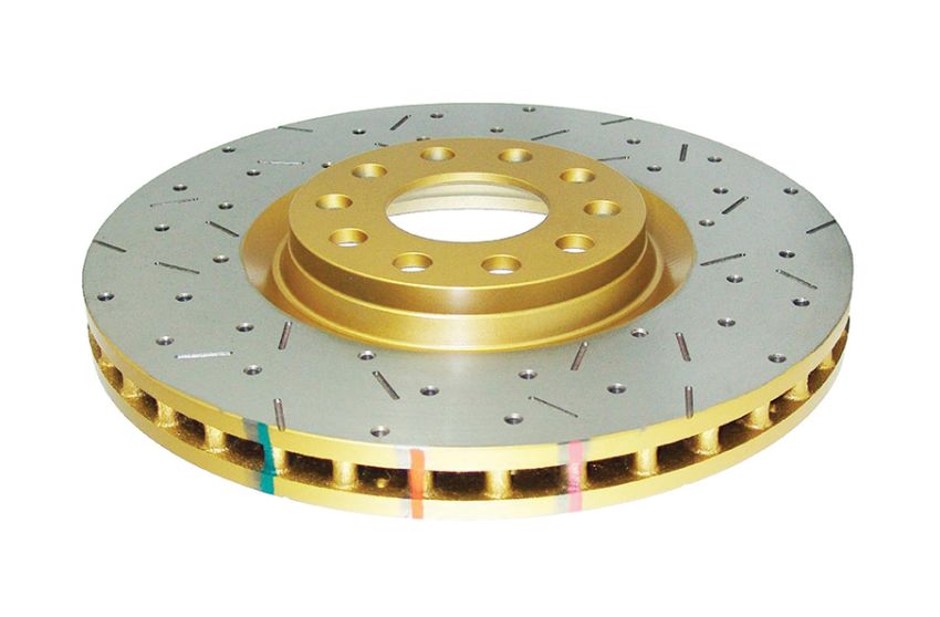 Disc Brakes Australia DBA4575XS Front 4000 Series XS Gold Brake Rotor