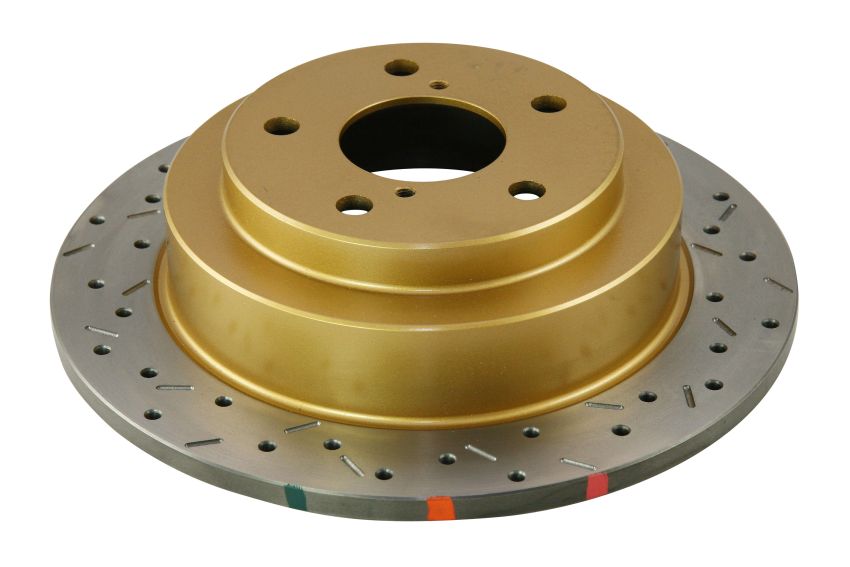 Disc Brakes Australia DBA4644XS Rear 4000 Series XS Gold Brake Rotor