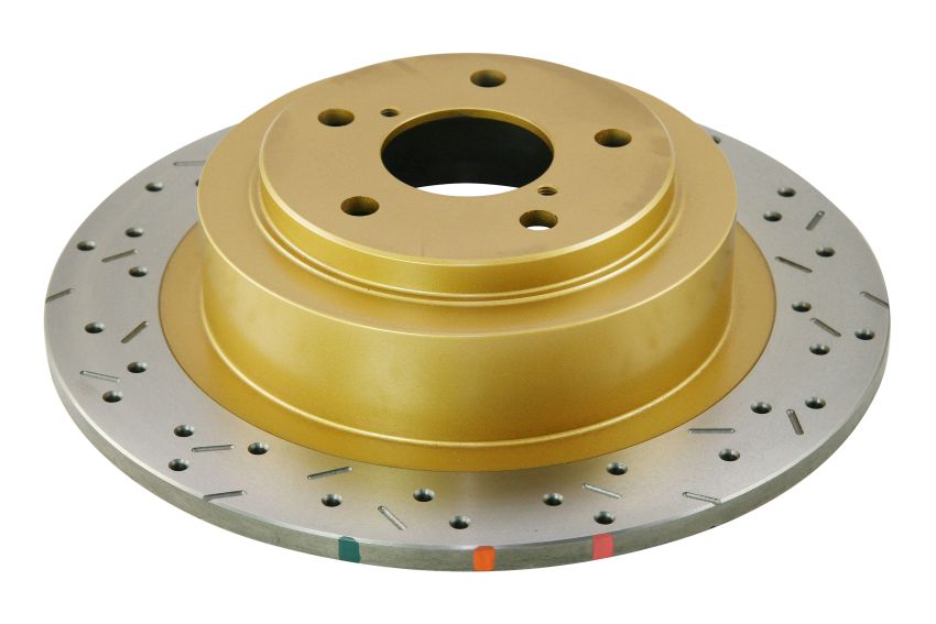 Disc Brakes Australia DBA4657XS Rear 4000 Series XS Gold Brake Rotor