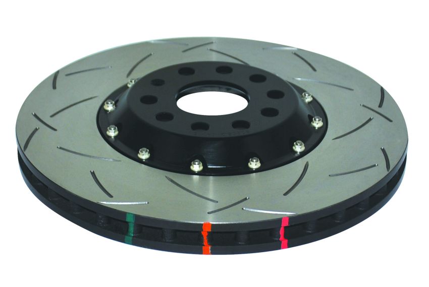Disc Brakes Australia DBA52808BLKS Front 5000 Series T3 Brake Rotor
