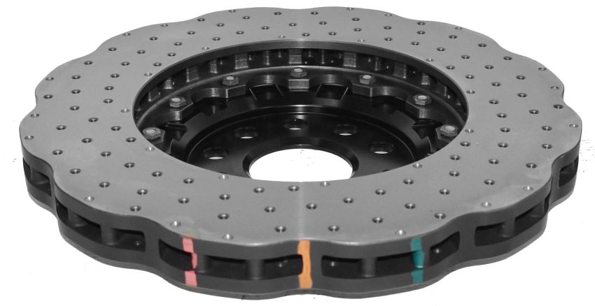 Disc Brakes Australia DBA52830WBLKXD Front 5000 Series XD Brake Rotor