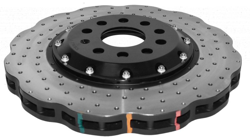 Disc Brakes Australia DBA52830WBLKXD Front 5000 Series XD Brake Rotor
