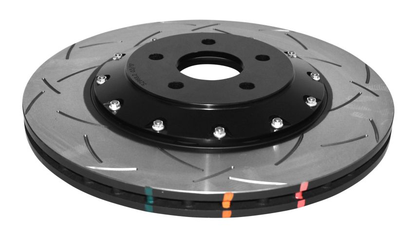 Disc Brakes Australia DBA52968BLKS Front 5000 Series T3 Brake Rotor