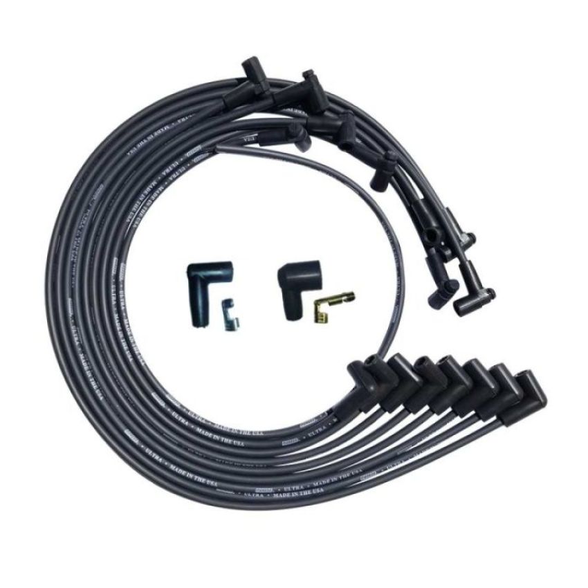 MOROSO MOR51028 Ultra Plug Wire Set SBC Under V/C Black